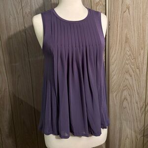 Simply Vera by Vera Wang Purple Sleeveless Top